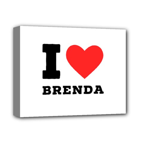 I Love Brenda Deluxe Canvas 14  X 11  (stretched) by ilovewhateva