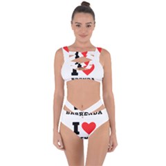 I Love Brenda Bandaged Up Bikini Set  by ilovewhateva