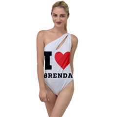 I Love Brenda To One Side Swimsuit by ilovewhateva