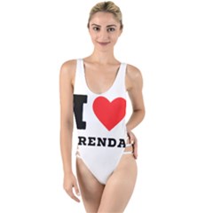 I Love Brenda High Leg Strappy Swimsuit by ilovewhateva