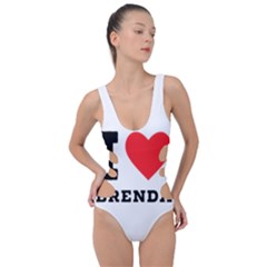 I Love Brenda Side Cut Out Swimsuit by ilovewhateva