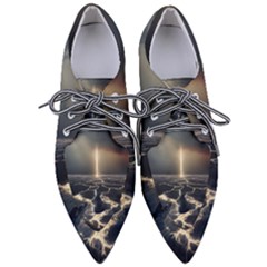 Apocalypse Armageddon Apocalyptic Pointed Oxford Shoes by Jancukart