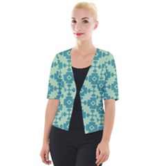 Pattern 3 Cropped Button Cardigan by GardenOfOphir