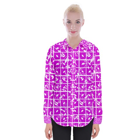 Pattern 8 Womens Long Sleeve Shirt by GardenOfOphir