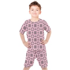 Pattern 19 Kids  Tee And Shorts Set by GardenOfOphir