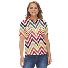 Pattern 35 Women s Short Sleeve Double Pocket Shirt