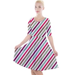 Pattern 47 Quarter Sleeve A-line Dress by GardenOfOphir