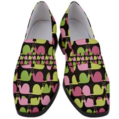 Slugs Ii Women s Chunky Heel Loafers by GardenOfOphir