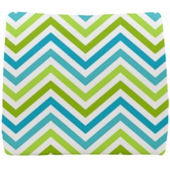 Green Chevron Seat Cushion