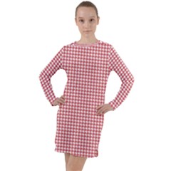 Pattern 94 Long Sleeve Hoodie Dress