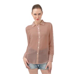 Pattern 100 Long Sleeve Chiffon Shirt