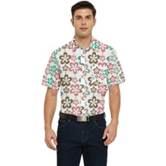 Pattern 105 Men s Short Sleeve Pocket Shirt  by GardenOfOphir