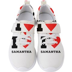 I Love Samantha Men s Velcro Strap Shoes by ilovewhateva