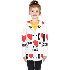 I Love Debra Kids  Double Breasted Button Coat by ilovewhateva