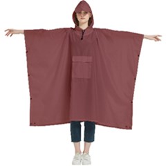 Brandy Brown	 - 	hooded Rain Ponchos by ColorfulWomensWear