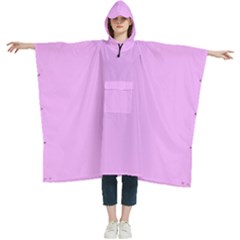 Blossom Pink	 - 	hooded Rain Ponchos by ColorfulWomensWear