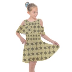 Pattern 145 Kids  Shoulder Cutout Chiffon Dress by GardenOfOphir