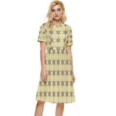 Pattern 145 Button Top Knee Length Dress by GardenOfOphir