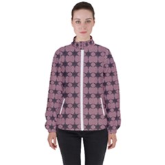 Pattern 151 Women s High Neck Windbreaker by GardenOfOphir