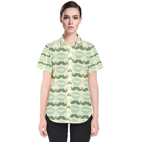 Pattern 173 Women s Short Sleeve Shirt by GardenOfOphir