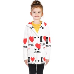 I Love Olivia Kids  Double Breasted Button Coat by ilovewhateva