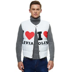 I Love Olivia Men s Short Button Up Puffer Vest	 by ilovewhateva