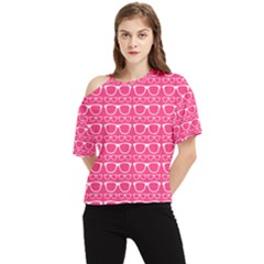 Pattern 204 One Shoulder Cut Out Tee by GardenOfOphir