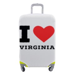 I Love Virginia Luggage Cover (small) by ilovewhateva
