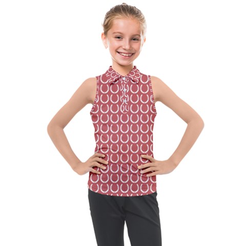 Pattern 223 Kids  Sleeveless Polo Tee by GardenOfOphir