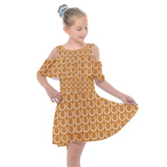 Pattern 231 Kids  Shoulder Cutout Chiffon Dress by GardenOfOphir