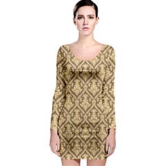 Pattern 243 Long Sleeve Bodycon Dress by GardenOfOphir