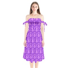 Pattern 245 Shoulder Tie Bardot Midi Dress by GardenOfOphir