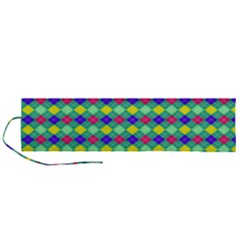 Pattern 250 Roll Up Canvas Pencil Holder (l) by GardenOfOphir