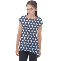 Pattern 279 Cap Sleeve High Low Top by GardenOfOphir