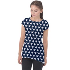 Pattern 278 Cap Sleeve High Low Top by GardenOfOphir