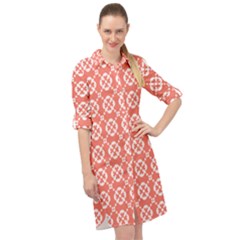 Pattern 292 Long Sleeve Mini Shirt Dress by GardenOfOphir