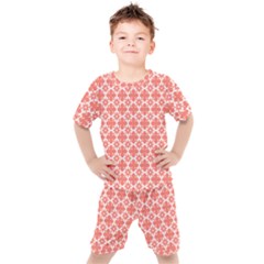 Pattern 304 Kids  Tee And Shorts Set by GardenOfOphir