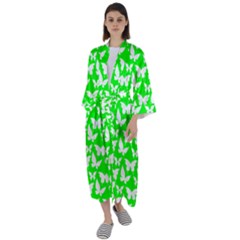 Pattern 328 Maxi Satin Kimono by GardenOfOphir