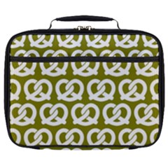 Olive Pretzel Illustrations Pattern Full Print Lunch Bag by GardenOfOphir