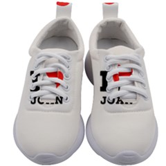 I Love Joan  Kids Athletic Shoes by ilovewhateva