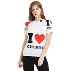 I Love Cheryl Women s Short Sleeve Rash Guard