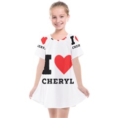 I Love Cheryl Kids  Smock Dress by ilovewhateva