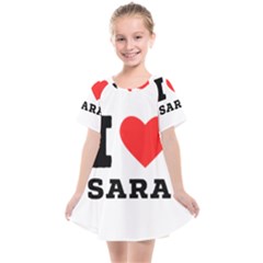 I Love Sara Kids  Smock Dress by ilovewhateva