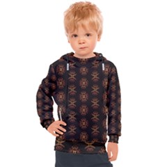 Pattern Floral Texture Icons Kids  Hooded Pullover by Semog4