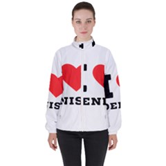 I Love Denise Women s High Neck Windbreaker by ilovewhateva