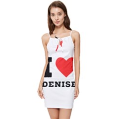 I Love Denise Summer Tie Front Dress by ilovewhateva