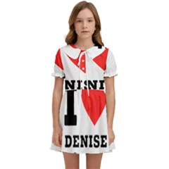 I Love Denise Kids  Sweet Collar Dress by ilovewhateva