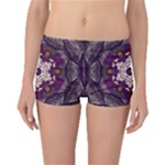 Rosette Kaleidoscope Mosaic Abstract Background Art Boyleg Bikini Bottoms