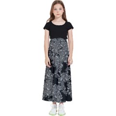 Modern Tribalism Elegance Print Kids  Flared Maxi Skirt by dflcprintsclothing