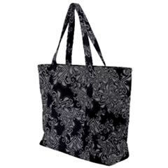 Modern Tribalism Elegance Print Zip Up Canvas Bag by dflcprintsclothing